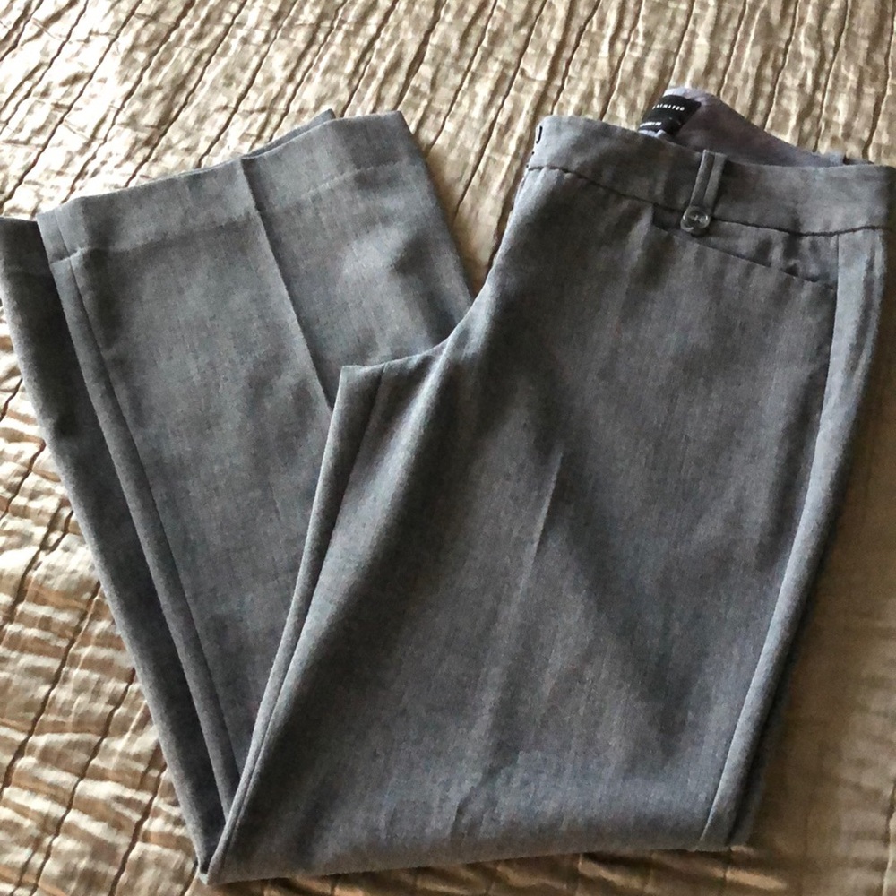 The Limited Gray Cassidy dress slacks. Sz 8. EUC.